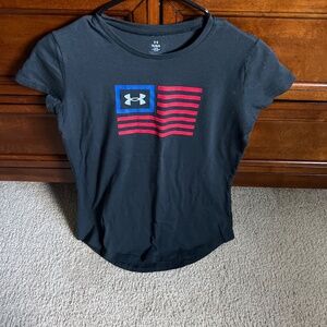 Girls Under Armor Freedom T Shirt